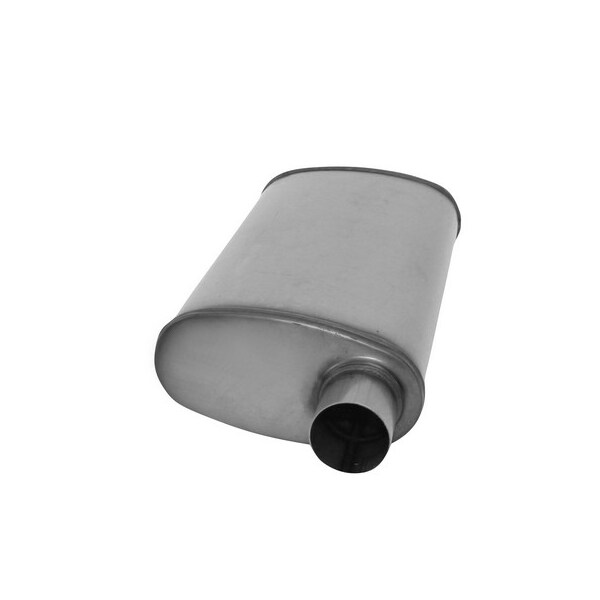 Ap Exhaust MUFFLER - XLERATOR STAINLESS STEEL, OVAL-O/C, 24IN OAL, 2.50IN XS1256 - main
